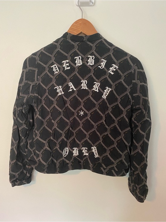 Obey Jackets & Blazers - OBEY x Debbie Harry Chainlink Pattern Zip Up Jacket